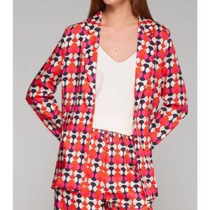Villagallo Women’s Geometrico Retro Blazer Sz 40 NEW